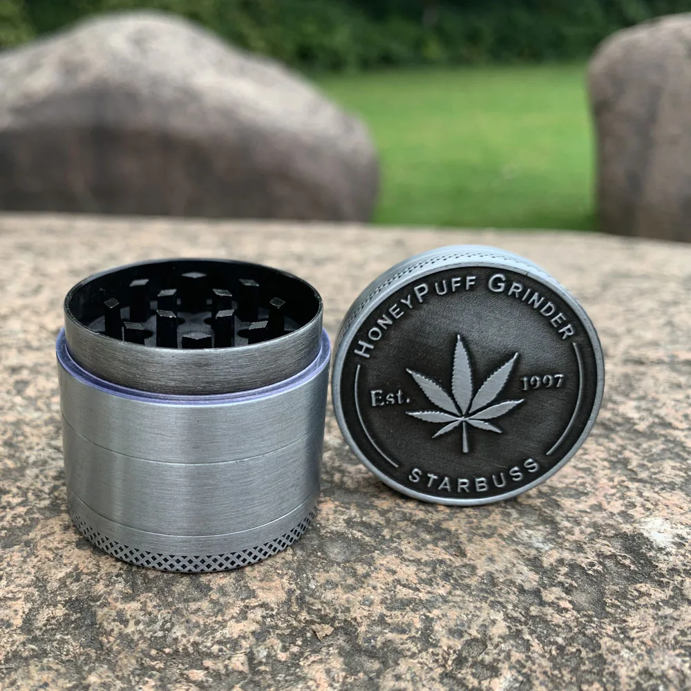 Металлическая мини-мельница для трав из цинкового сплава 40 мм | Дом и сад