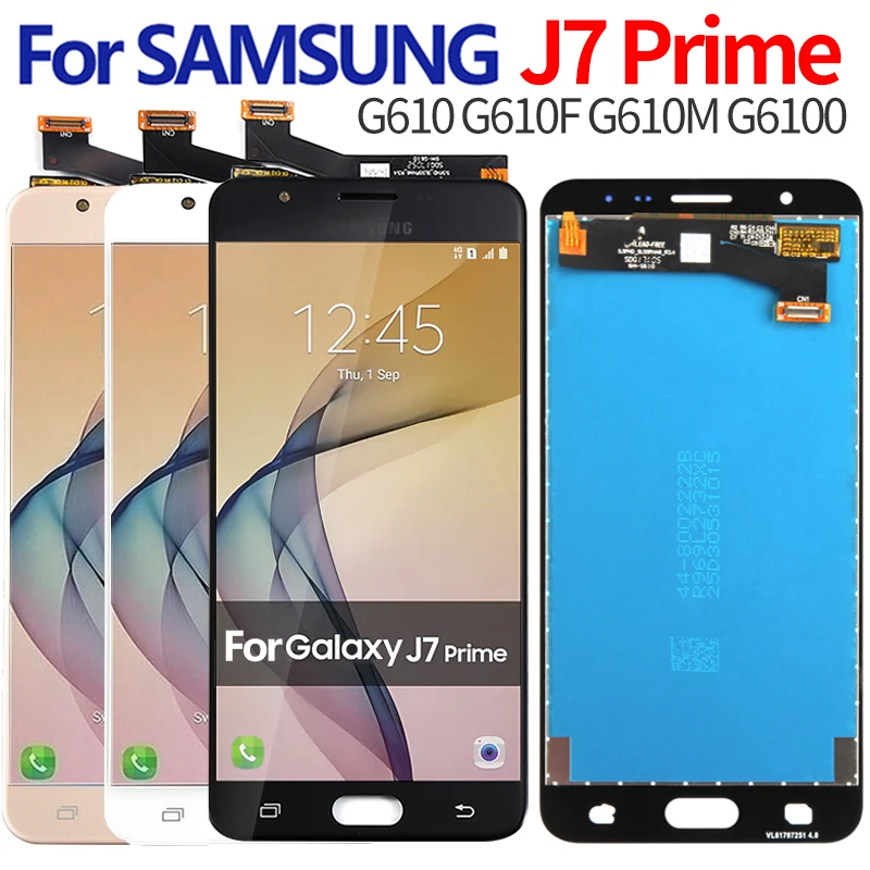 10 шт./лот для SAMSUNG GALAXY J7 Prime ЖК G610 G610F G610M дисплей сенсорный экран дигитайзер сборки 5