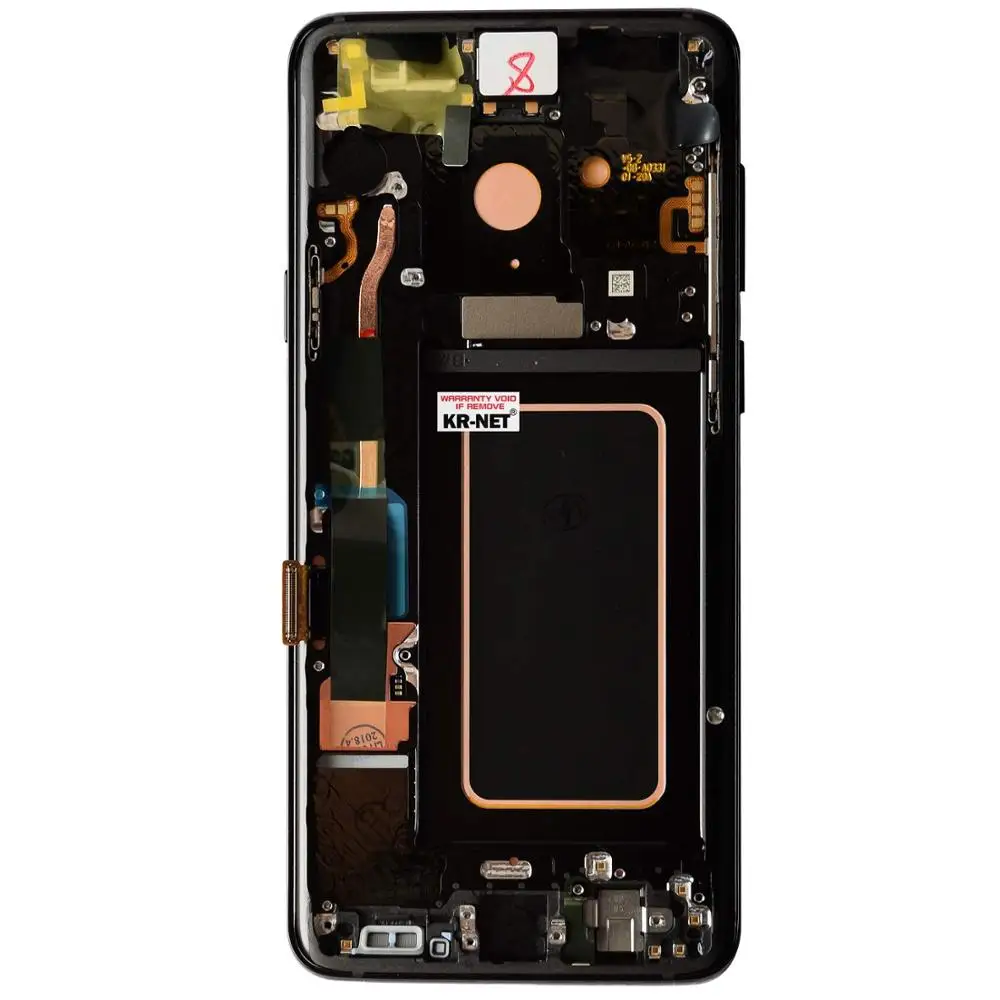 

100% Super AMOLED for SAMSUNG Galaxy S9 LCD Touch Screen Digitizer with Frame G960 display Super AMOLED Screen+Free Gift