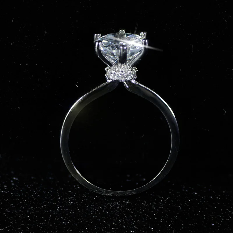 Оригинальные однотонные поступления AAA циркониевые женские обручальные простые