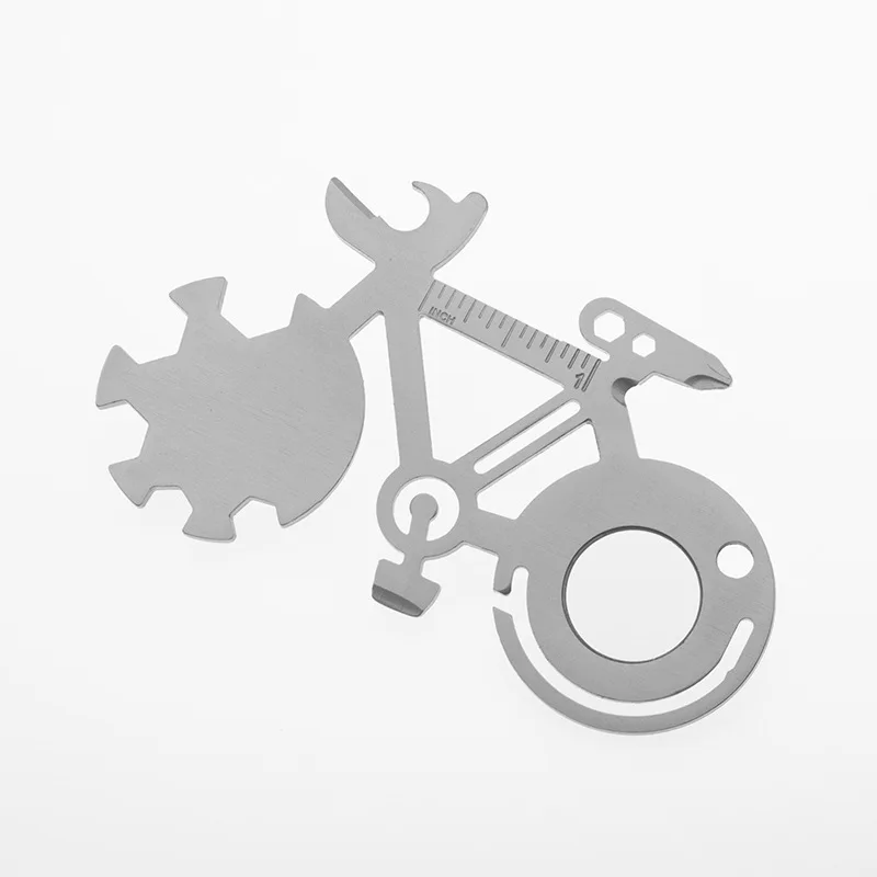 

Универсальный ключ для ремонта велосипедов, переносной инструмент в форме велосипеда, для ремонта