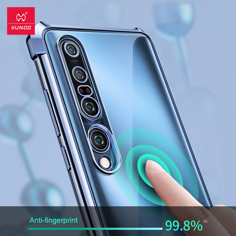 Чехол Xundd для Xiaomi Mi 10 Pro противоударный прозрачный чехол телефона подушки