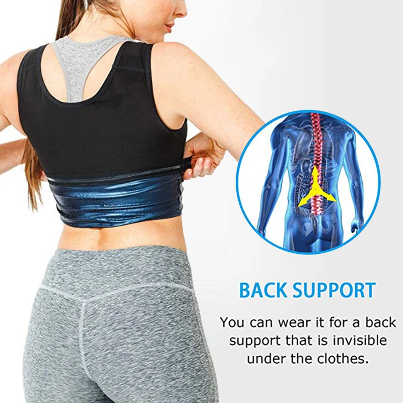 Новинка 2021 популярный женский корректор пота для сжигания жира жилет фитнеса и