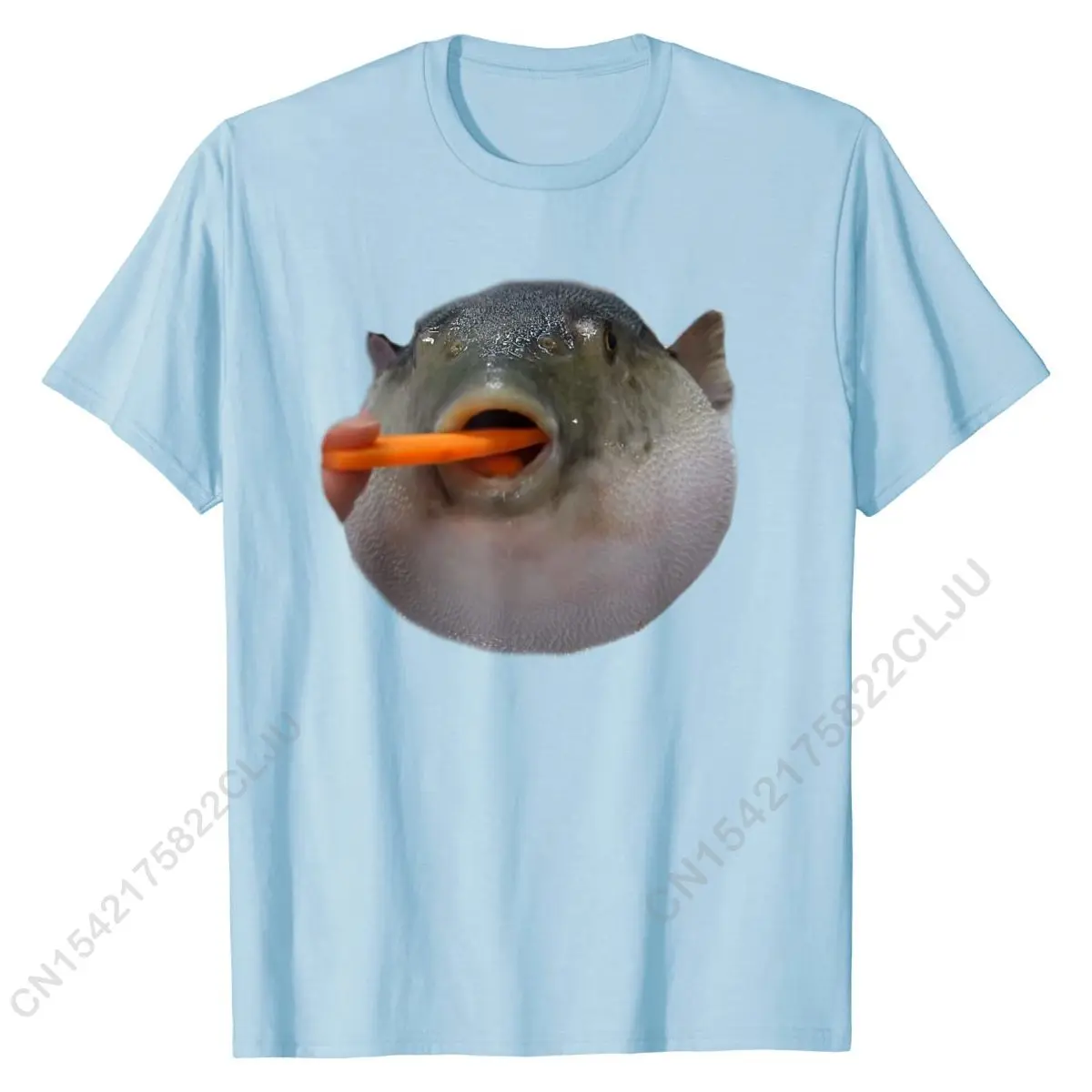 Забавная футболка с рыбкой-рыбкой и морковкой европейские топы рубашки для