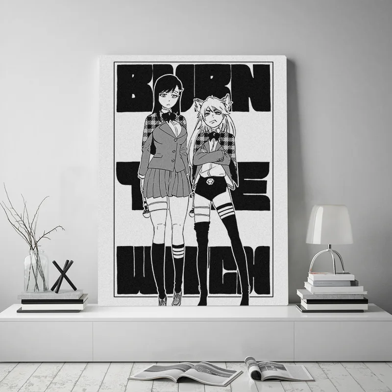 

Modular Canvas Burn the Witch Pictures Niihashi Painting Home Decor Spangcole Print Poster Living Room Modern No Frame Wall Art
