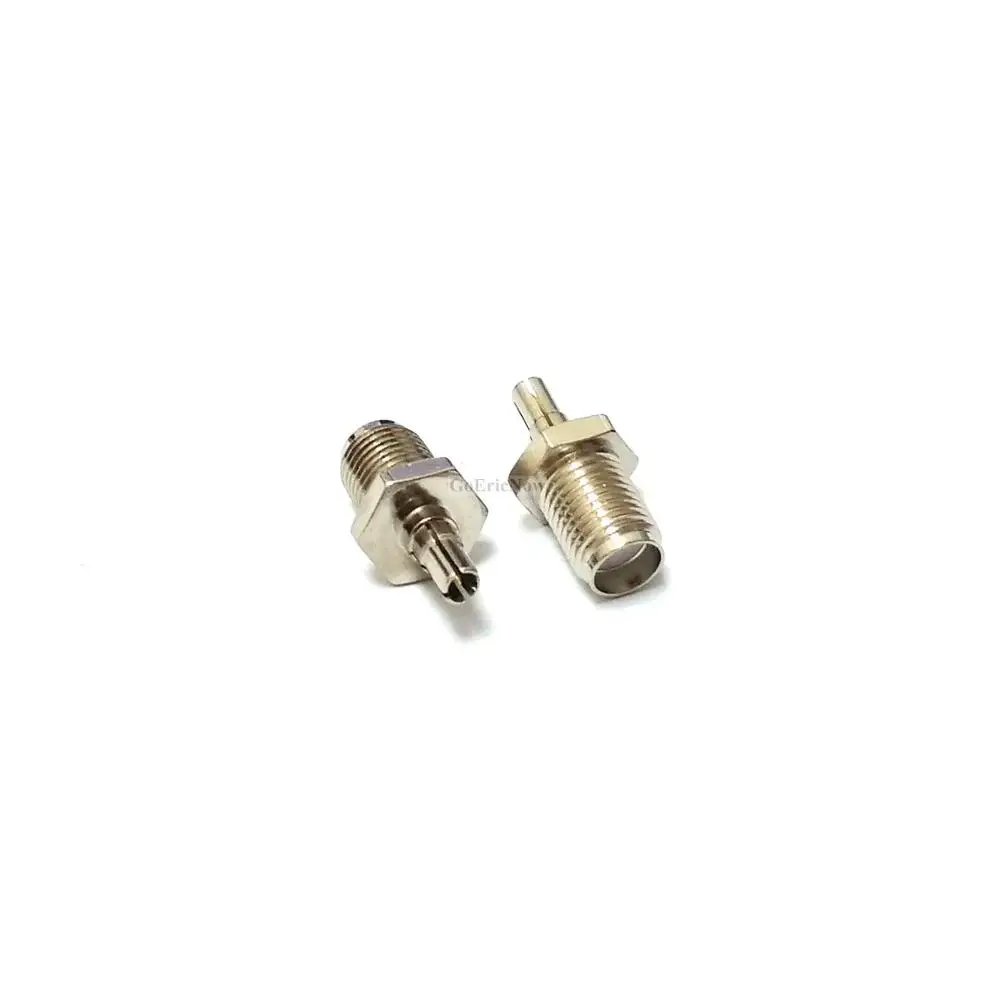 10 PCS RF coaxial adapter RP SMA / female to CRC9 male Gold plated/Nickplated connector Plug Adapter | Обустройство дома