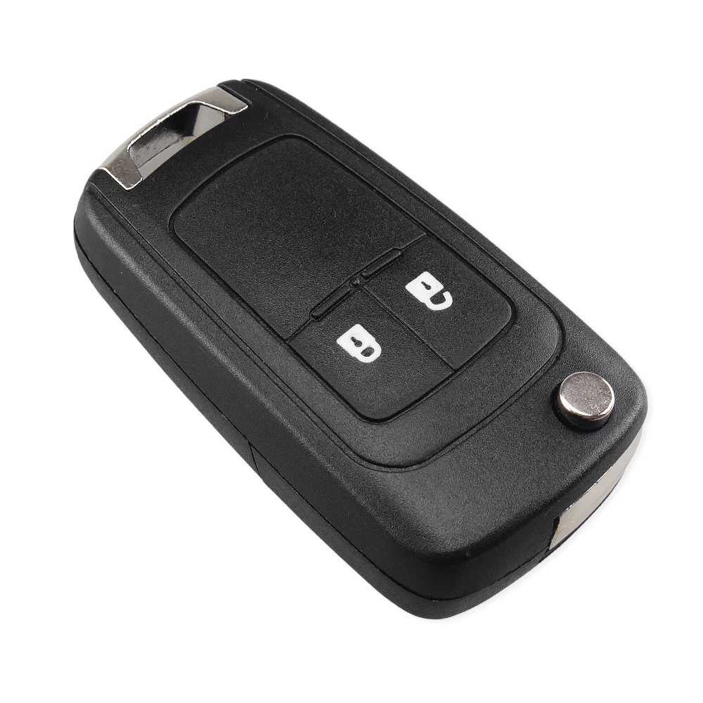 KEYYOU 10pcs/lot 2 Buttons Folding Car Key Shell Remote Flip Fob Case For VAUXHALL OPEL Insignia Astra With HU100 Blade | Автомобили и