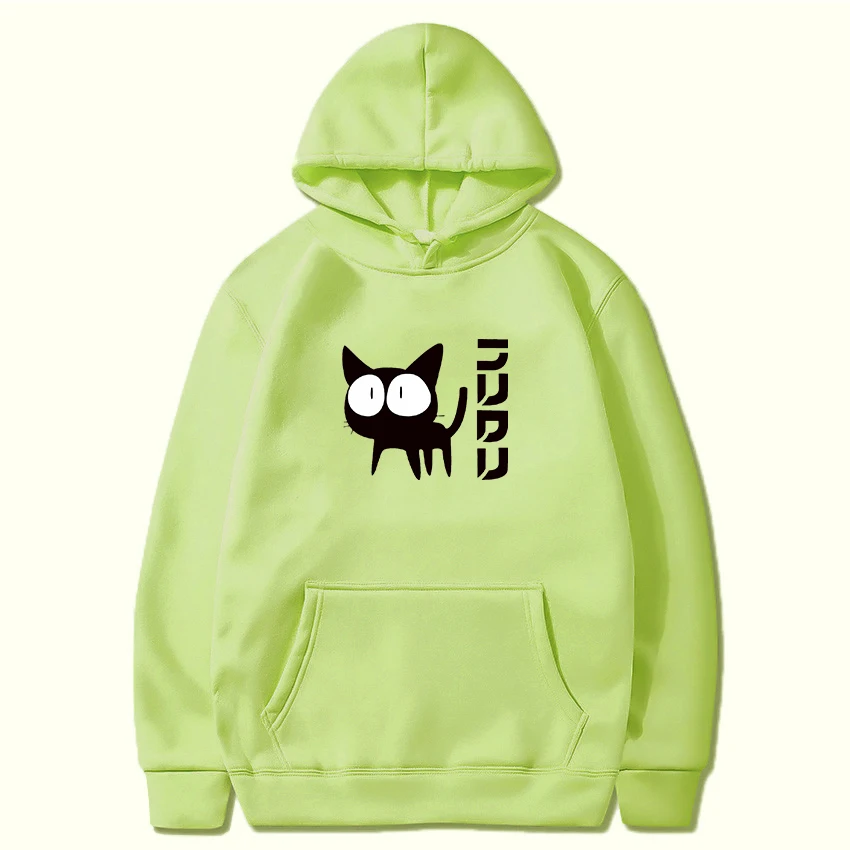 

Kawaii Cat Print Graphic Hoodie 2021 New Women Men Hip Hop Hoody Funny Cartoon Casual Harajuku Sweatshirt Female Fashion Clothes