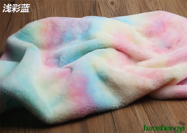 Плюшевая ткань с имитацией кроличьего меха фоновая ручной работы для занавесок