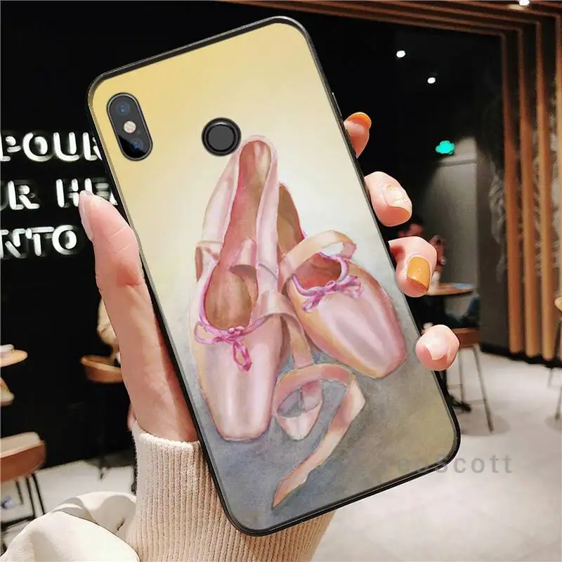

Ballet Dance Girl Ballerina ballet Phone Case For Xiaomi Redmi Note 4 4x 5 6 7 8 pro S2 PLUS 6A PRO