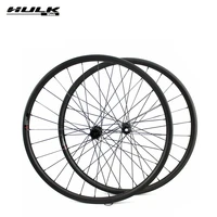 hulkwheels 29er mtb tubeless ready carbon wheelset rim with dt swiss 240 12 speed 6 boltcenter lock hub for mountain racing