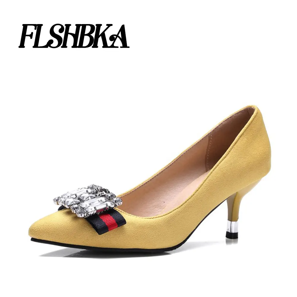 Новинка модные женские туфли-лодочки на тонком высоком каблуке с кристаллами