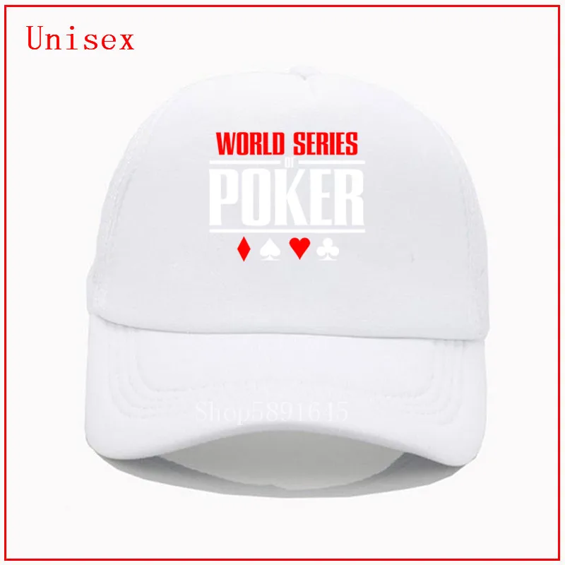 Новинка 2020 модная бейсболка с вышитым логотипом мировой серии покера белая для