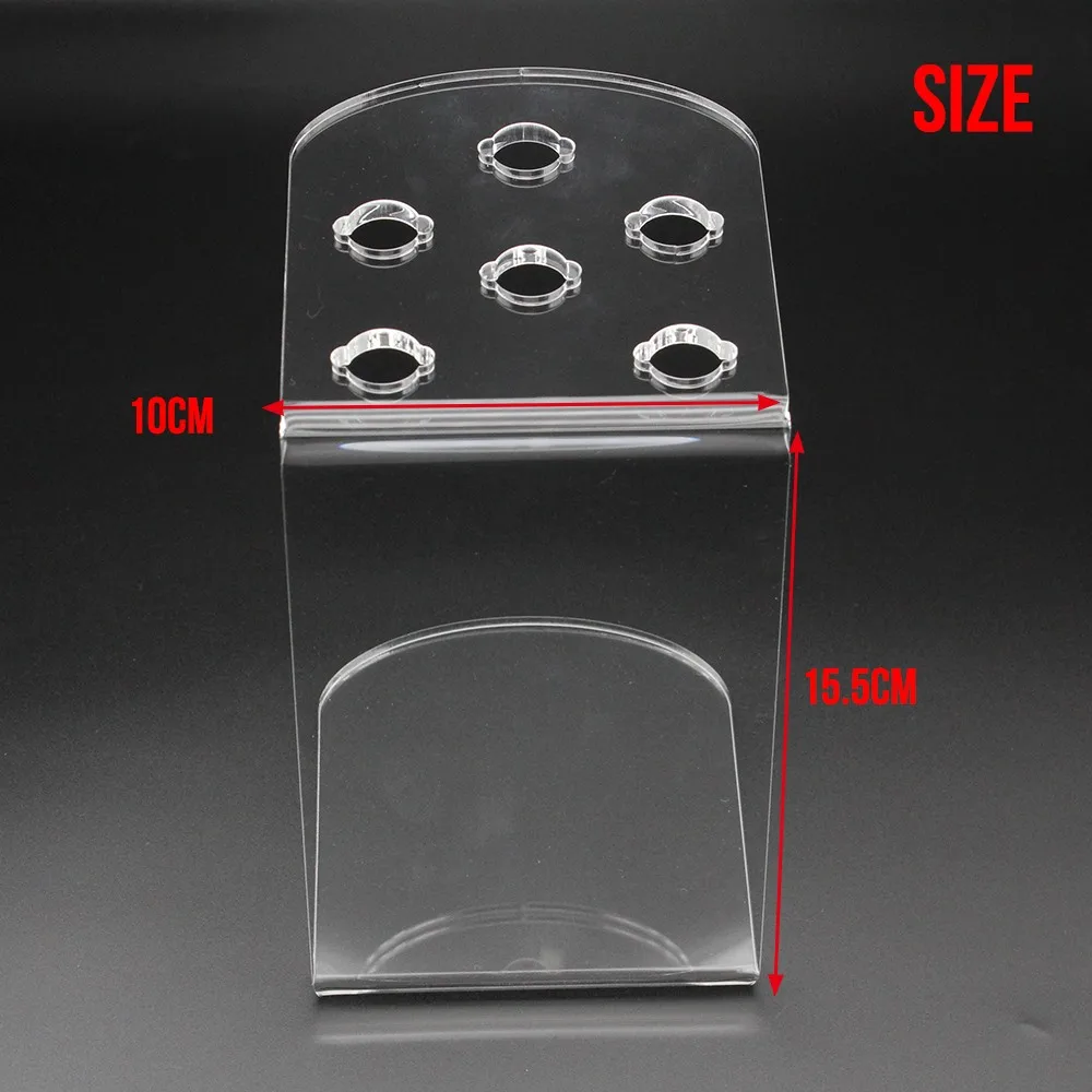 

Smooth Texture Transparent Acrylic Scissors Shelf Display Rack Hairdressing Storage Tool Rack Professional Scissor Organizer