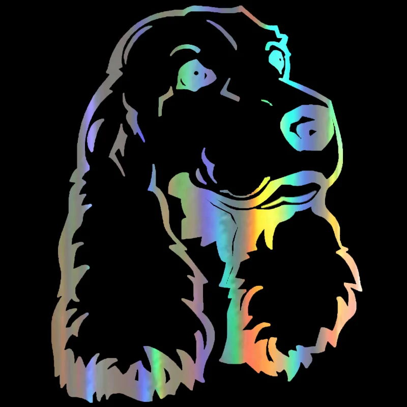 

Car Sticker Cute Dog Waterproof Sun Protection Personality Suitable for Motorcycle Laptop Cover PVC, 8cm * 7cm