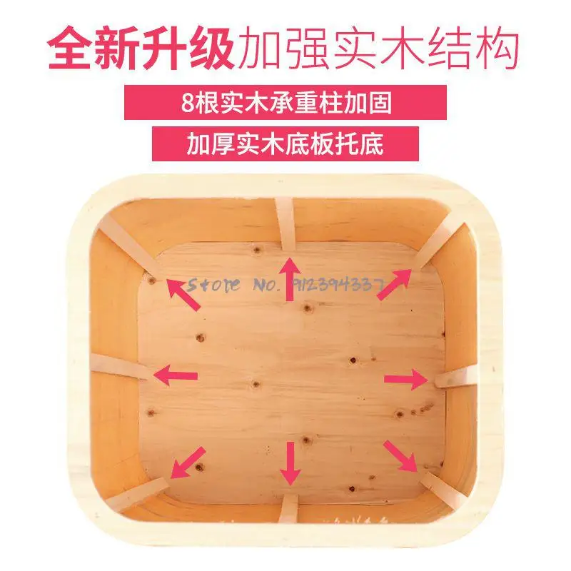 Многофункциональный табурет для хранения диван из массива дерева может сидеть