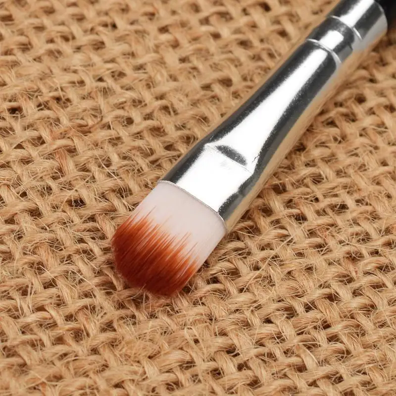 

Black Single-End Long Eyeshadow Brush Professional Makeup Brushes Eyeshadow Brush Eyebrow Thrush Applicator Makeup Tools TSLM1