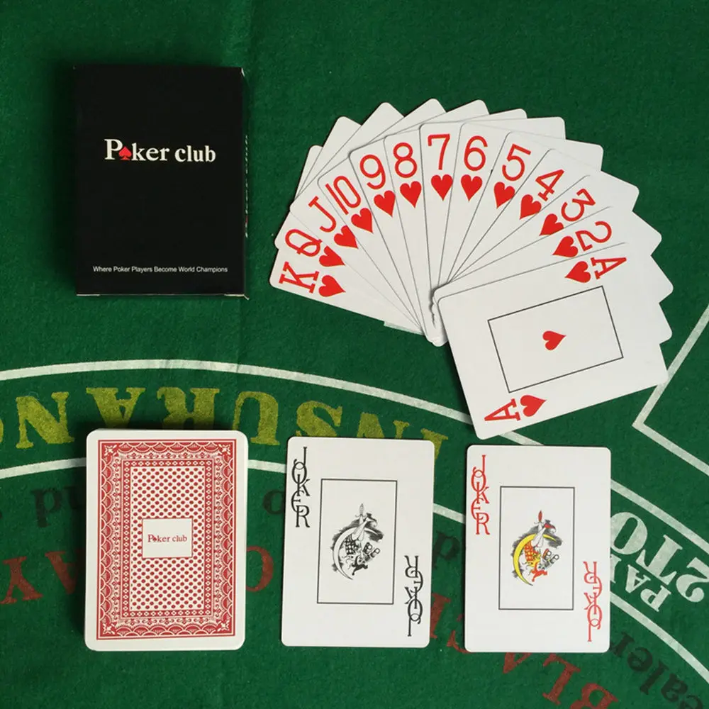 K8356 гладкие водонепроницаемые 10 компл./лот Baccarat Texas Hold'em пластиковые игральные карты ПВХ покер клуб карты; настольные игры 2,48*3,46 дюймов