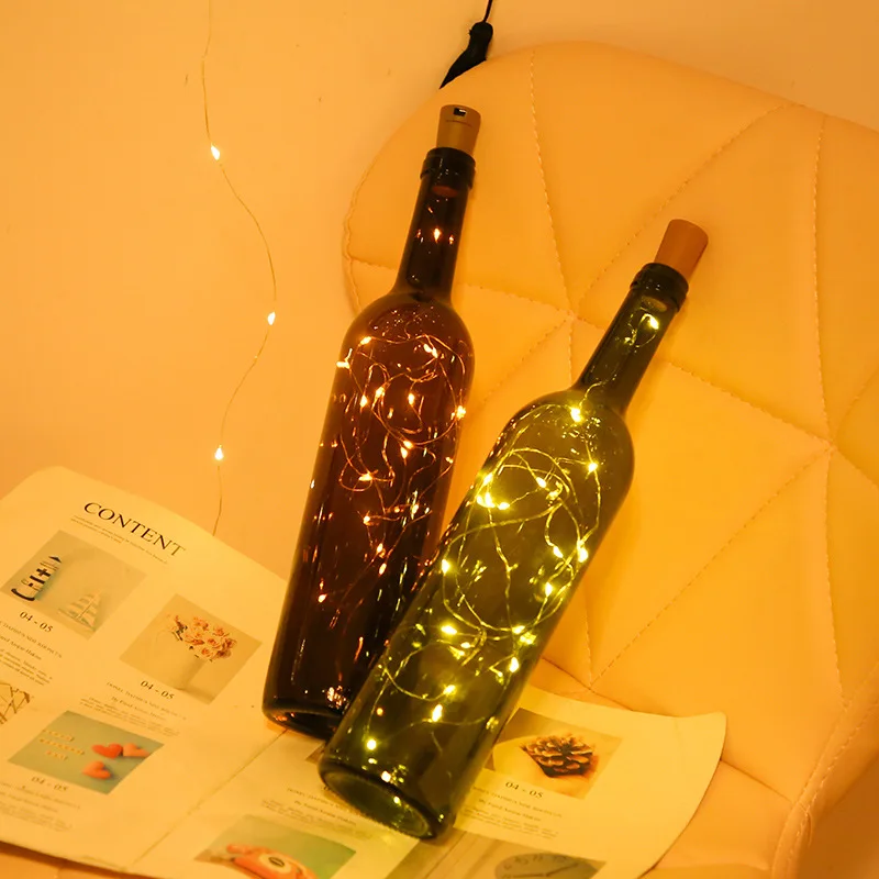 

Cork lights Led lights Decorative lantern christmas navidad Festoon noel Festoon led light adornos navideos string lights licht