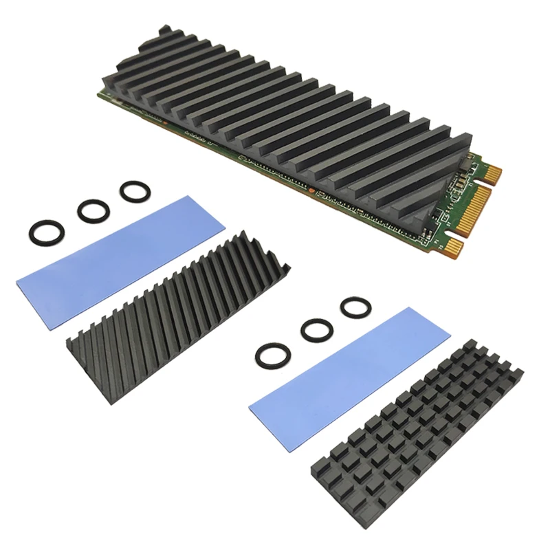 Графеновый радиатор M.2 NGFF 2280 PCI-E NVME SSD для охлаждающая Тепловая площадка из чистой