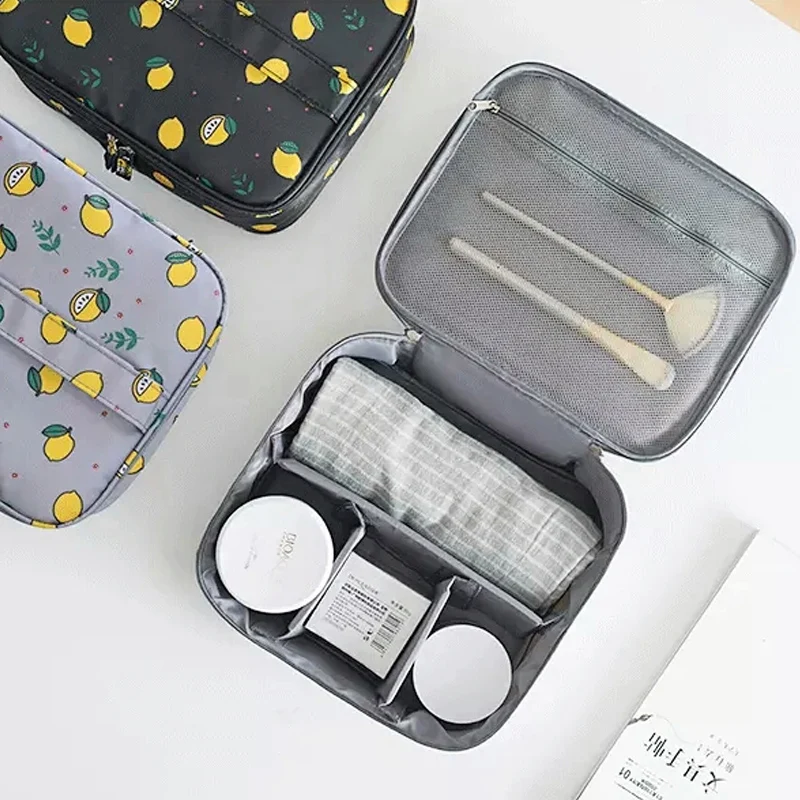 Вместительная косметичка для путешествий сумка быстрого макияжа органайзер