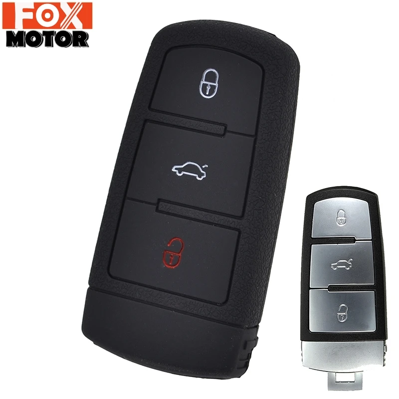 3 кнопки силиконовый Автомобильный Дистанционный брелок Оболочка Чехол для