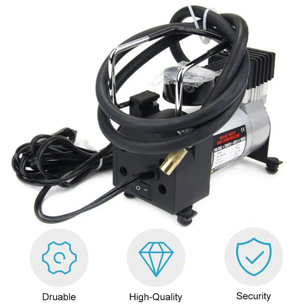 Новый портативный мини воздушный компрессор Электрический насос для шин 12 вольт