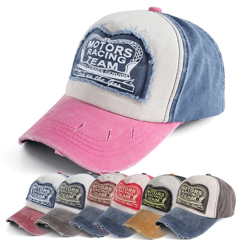 Ретро промытая бейсбольная кепка бейсболка шапка для мужчин Bone женские шапки Gorras