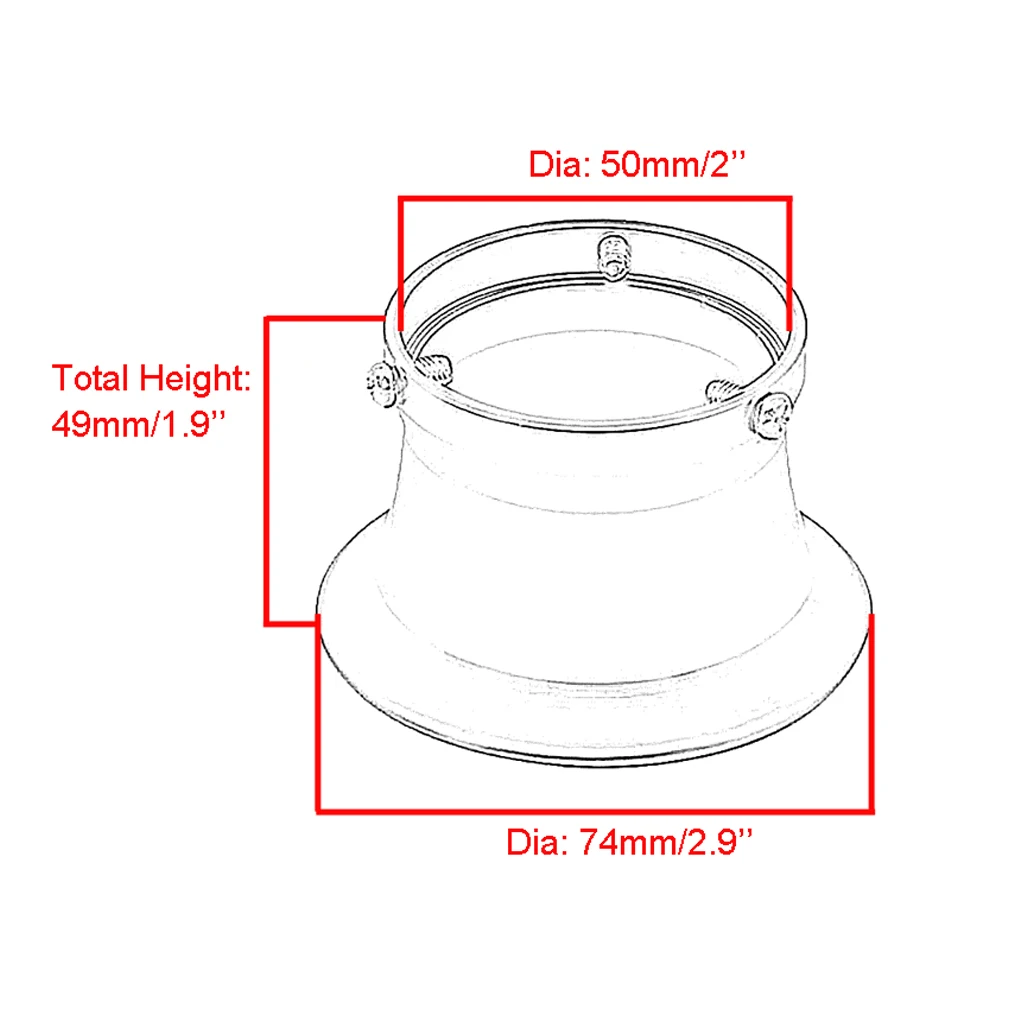 

Motorcycle Carburetor Refit Cone Air Filter Wind Cup For 28-34mm Blue+Grey