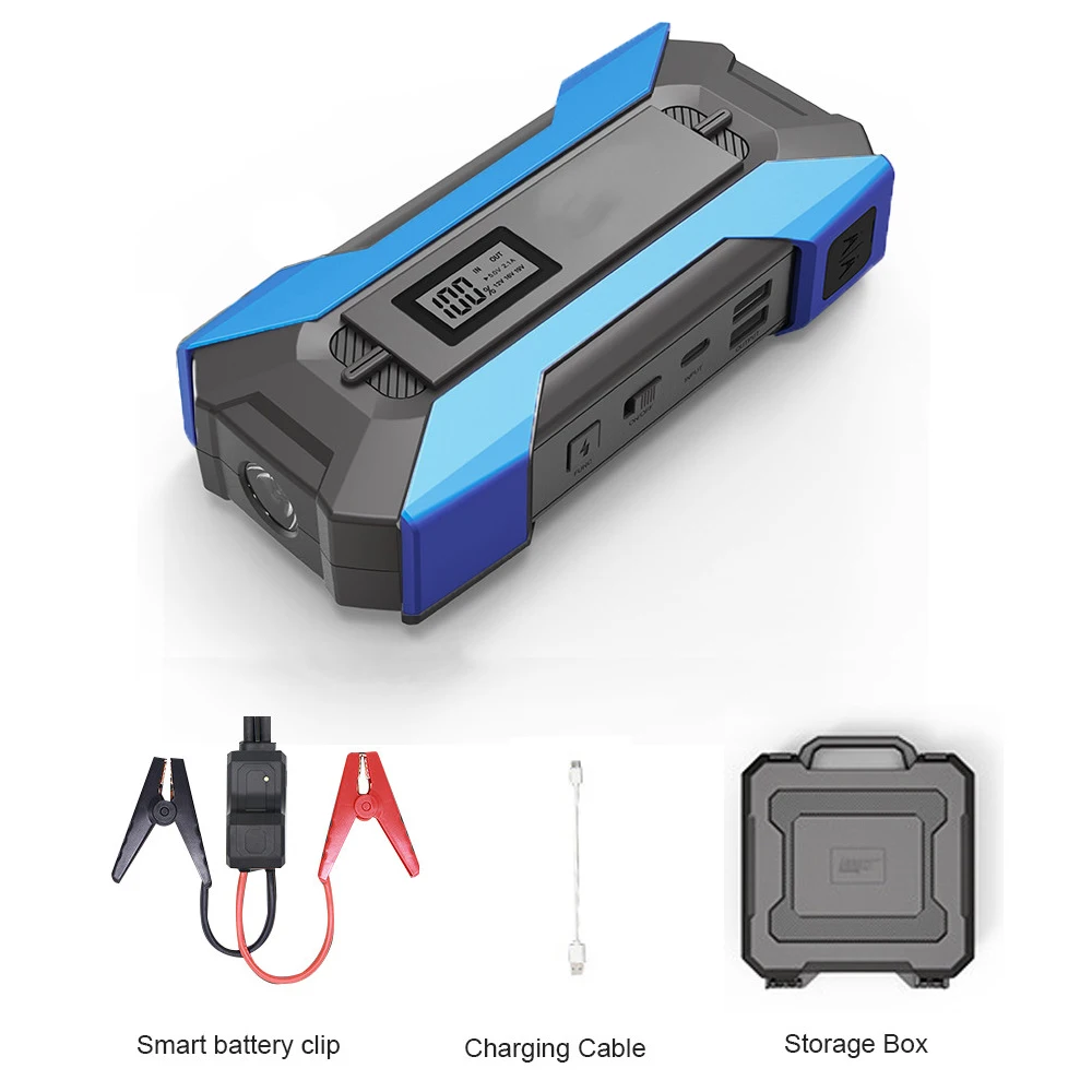 

10000mAh Car Jump Starter Power Bank 12V Auto Starting Device 800A Car Booster Battery Emergency Starter Battery for Car