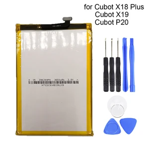 Новый оригинальный аккумулятор 4000 мАч для Cubot X18 Plus, сменные батареи большой емкости со встроенным телефоном для Cubot X19 P20 с дорожками