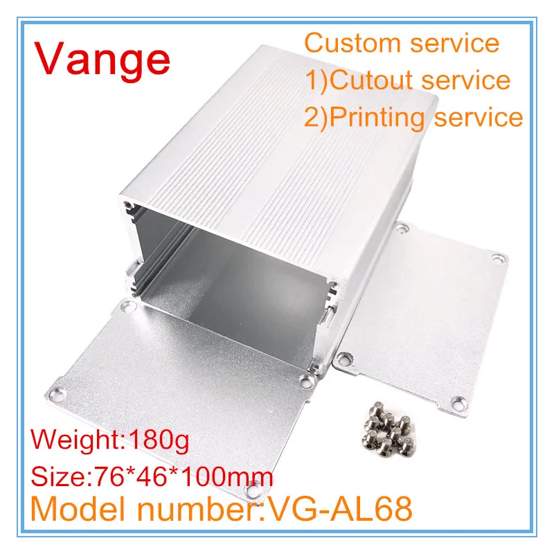 1 шт./лот пескоструйная поверхность алюминиевая проектная коробка 6063-T5
