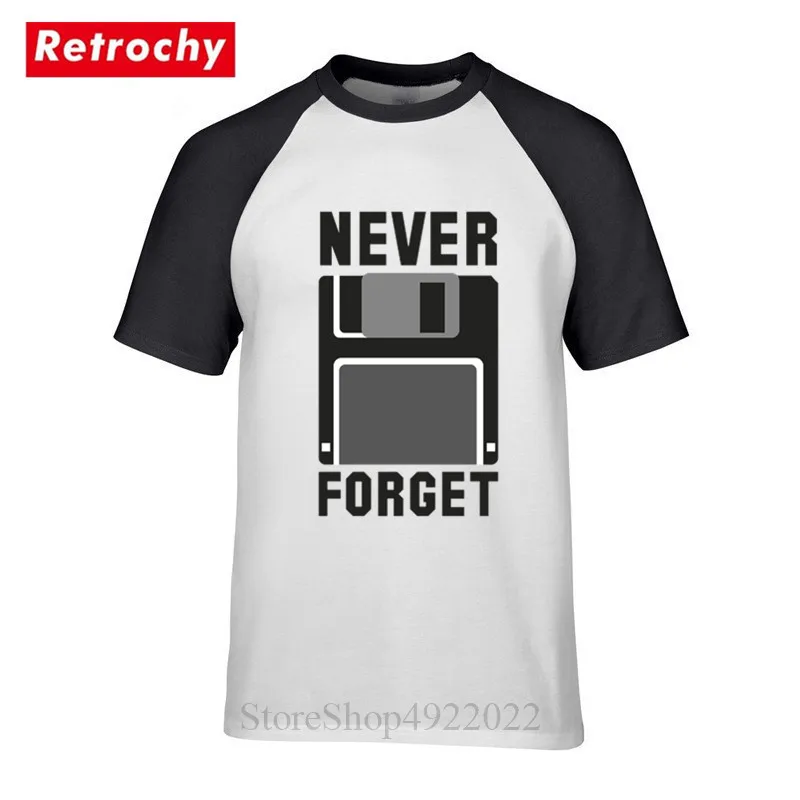 Стильная мужская футболка никогда не забывай о кремниевом винтажном диске