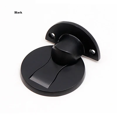 2 Thickening Magnetic Door Stops Znic Alloy Door Stopper Hidden Door Holders Catch Floor Nail-free Doorstop Furniture Hardware - Цвет: 2