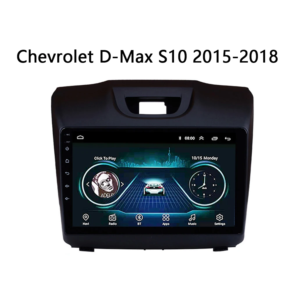 Автомобильный мультимедийный плеер Android 8 1 9 &quot GPS навигация для DMAX S10 2015 2018 радио