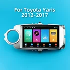Автомагнитола 2 Din Android для Toyota Yaris 2012-2017, мультимедийный проигрыватель, Wi-Fi, FM, GPS-навигация, головное устройство с рамкой