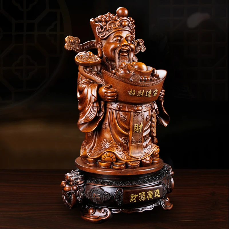

God of wealth ornaments Zhaocai shop opening gifts home worship entrance porch Buddha ornaments for housewarming