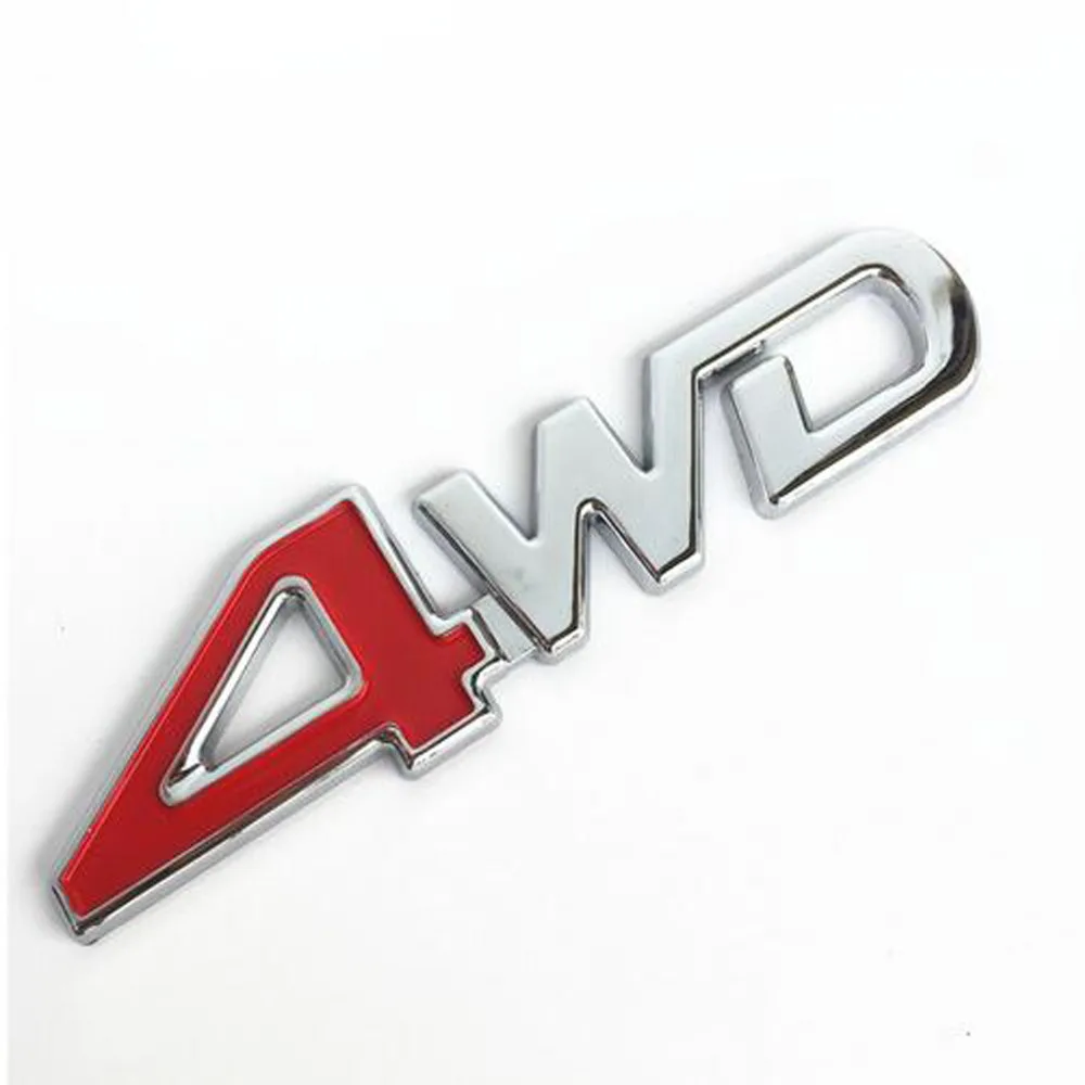 ZZTZZ 3D металлический 4WD четырехколесный привод автомобиля наклейка эмблема значок