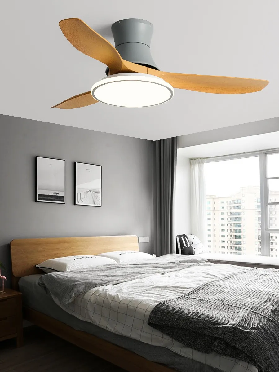 Потолочный большой потолочный вентилятор светильник люстра со встроенным