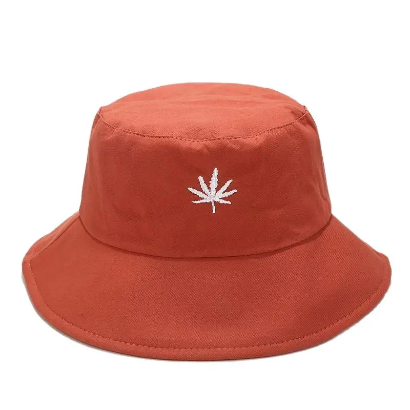 

Women's Bucket Hat Designer Luxury Fishing Hat Men's Men's Brand Hats Maple Leaf Embroidery Children Hats and Caps Buckets