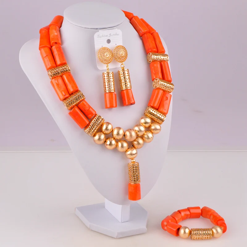 Нигерийские коралловые бусы ювелирный набор свадебные ювелирные наборы