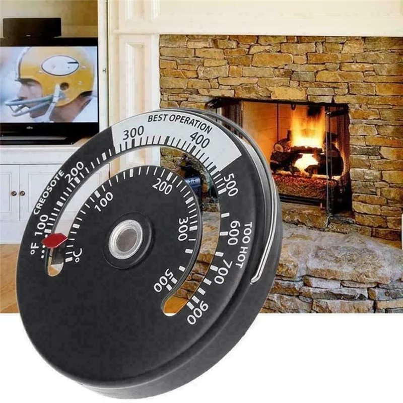 

Magnetic Stove Thermometer Heat Powered For Wood Log Burning Stove Fireplace Burner Fireplace Fan Thermometer Fireplace Tools