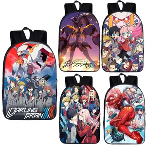 Рюкзак Darling in the FranXX, аниме HIRO ZERO TWO, Подростковый рюкзак для мальчиков и девочек, детские школьные сумки, женский рюкзак для ноутбука, подарок