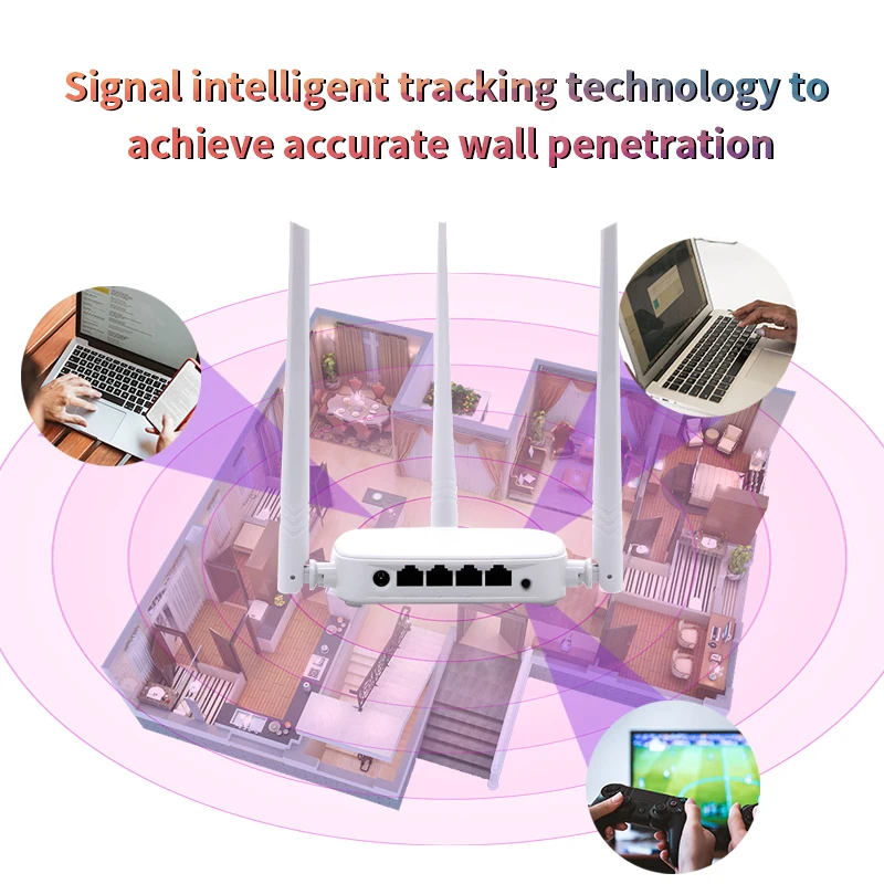 GLVISION GLN318 300 Мбит/с беспроводной WiFi роутер Wi Fi ретранслятор усилитель многоязычная