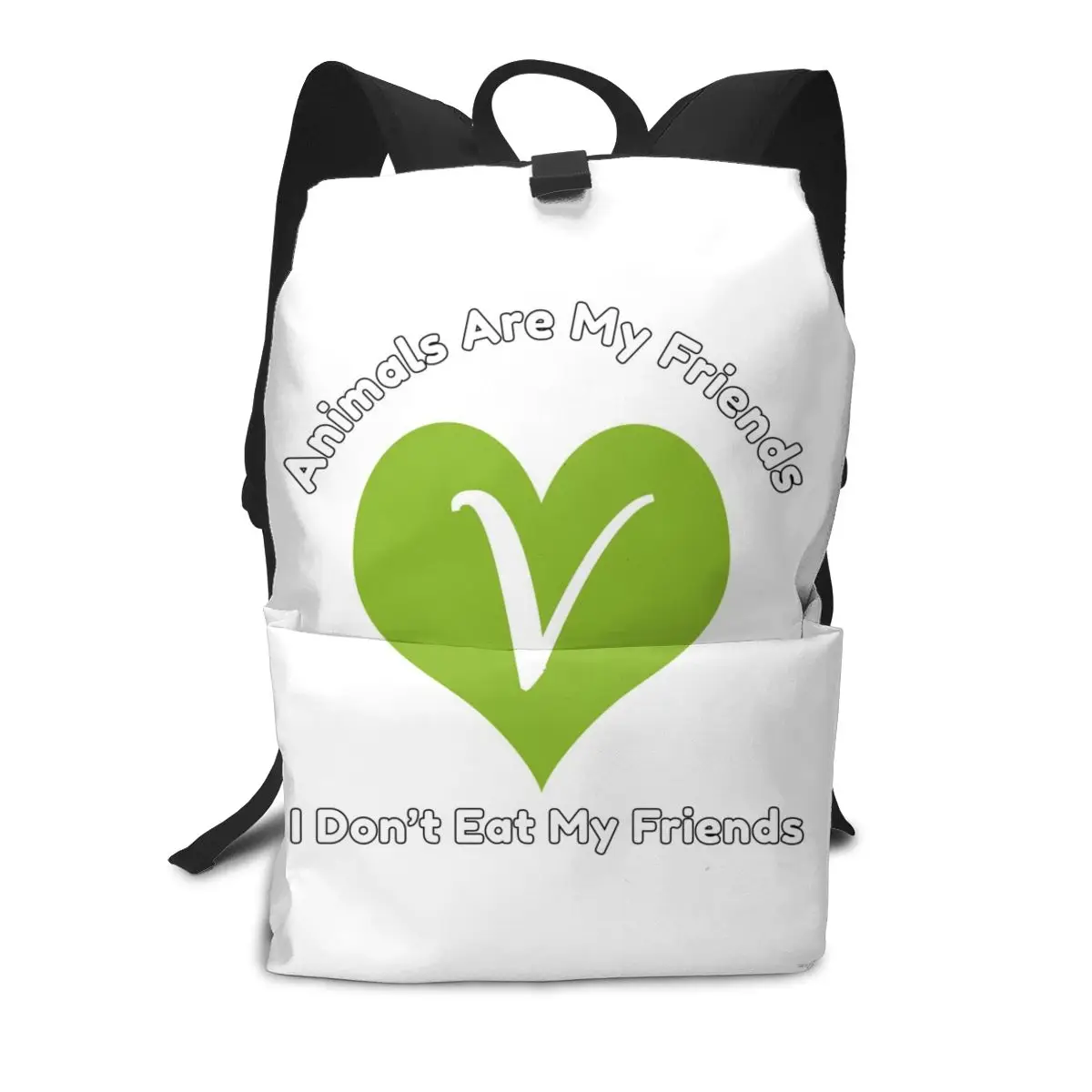 

Веганские животные, оригинальные прочные сумки из полиэстера