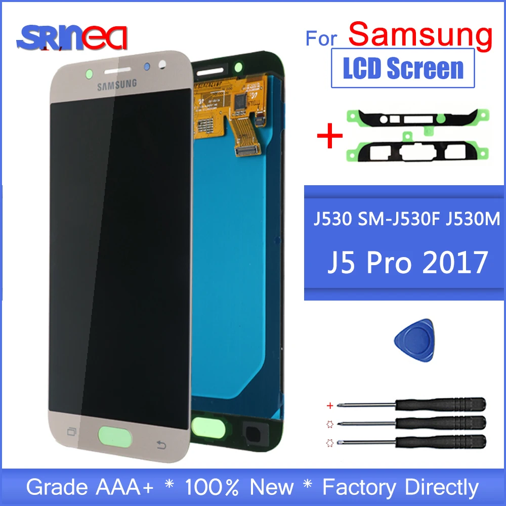 Для samsung Galaxy J5 2017 дисплей J530 ЖК-SM-J530F J530M экран Pro ЖК-дисплей и кодирующий