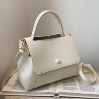 women vintage leather handabgs sac solid color top handle bags girls travel female shoulder bag designer luxury crossbody bags