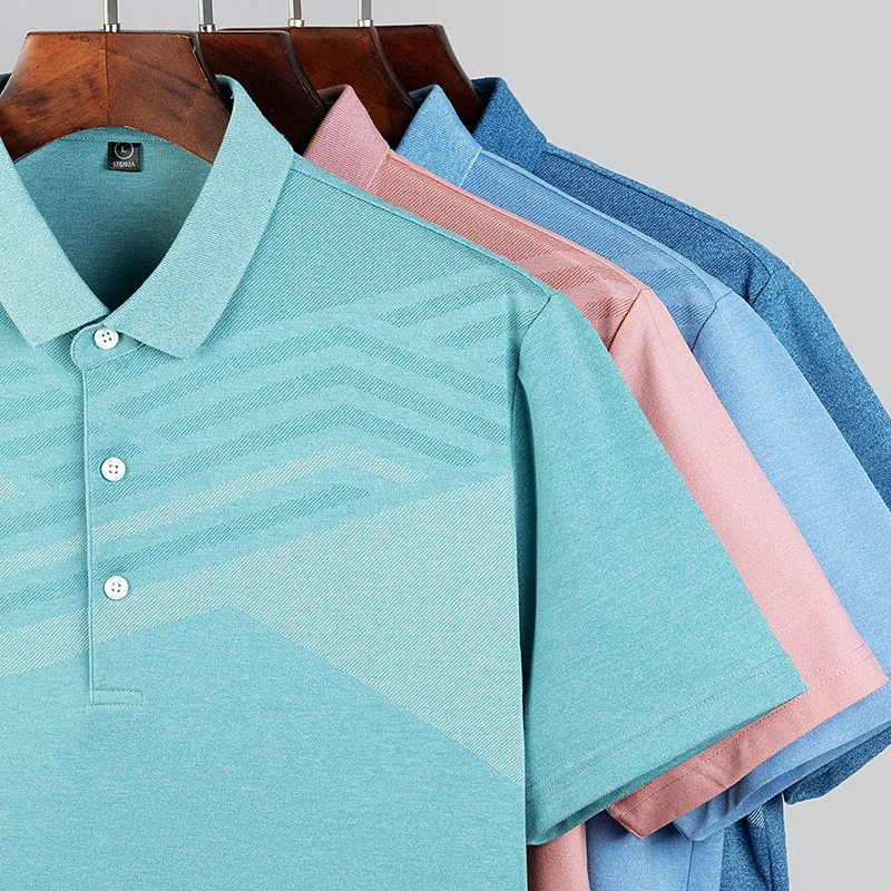 Высокое качество топы и футболки мужские рубашки поло деловые бренды