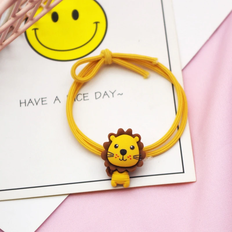 Милые детские головные уборы резинки для волос в виде льва заколки модные