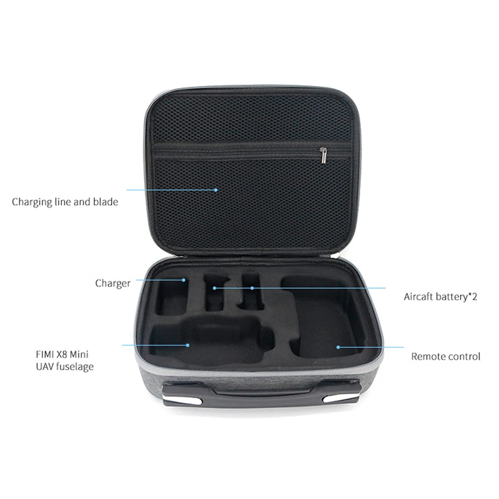 

Portable Storage Bag Drone Accessories Waterproof Carrying Case for FIMI X8 Mini Drone Anti Scratch